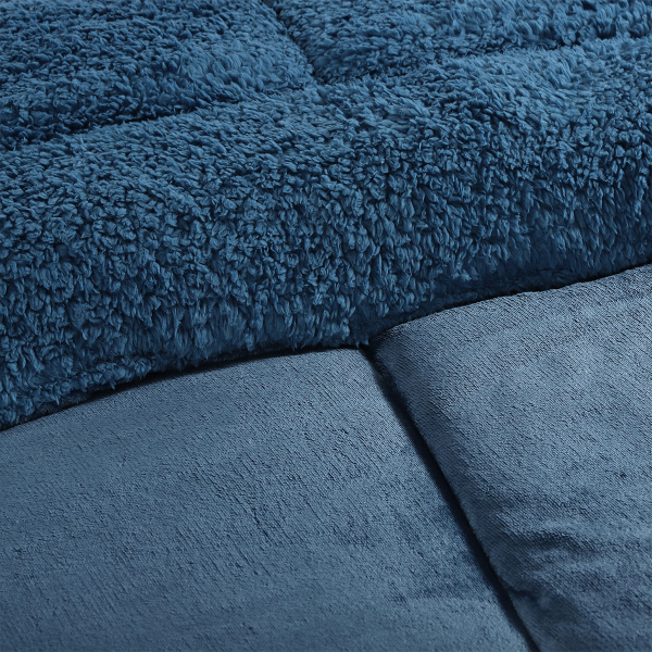 Κουβερτοπάπλωμα Υπέρδιπλο (220x240) Silk Fashion Solid Navy