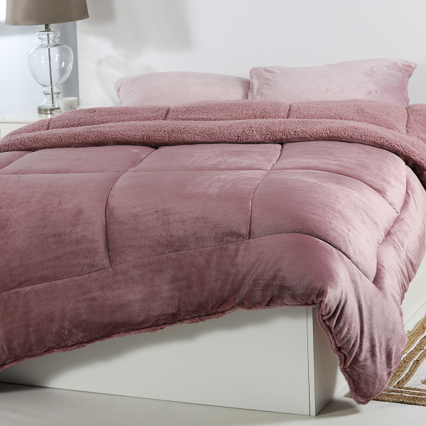 Κουβερτοπάπλωμα King Size (240x260) Silk Fashion Solid Rust Red