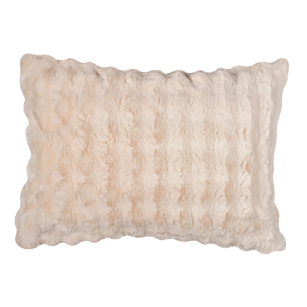 Γούνινο Κουβερτοπάπλωμα King Size (Σετ 240x260) Silk Fashion Burble Cream