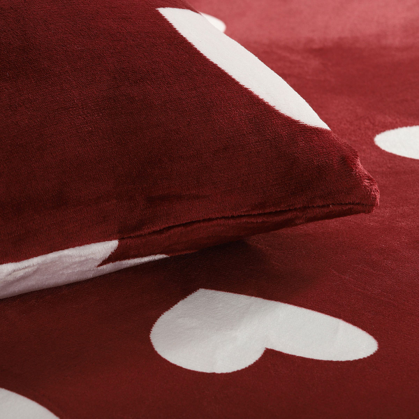 Σεντόνι Fleece Υπέρδιπλο Με Λάστιχο + Μαξιλαροθήκες (Σετ) Silk Fashion Design 1