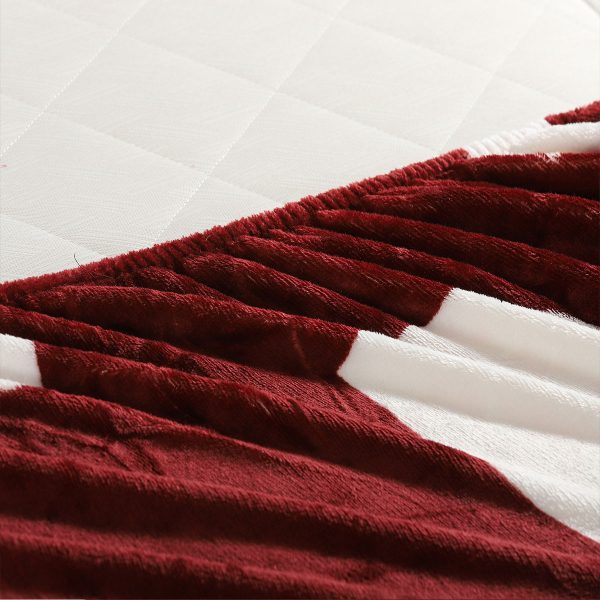 Σεντόνι Fleece Υπέρδιπλο Με Λάστιχο + Μαξιλαροθήκες (Σετ) Silk Fashion Design 1