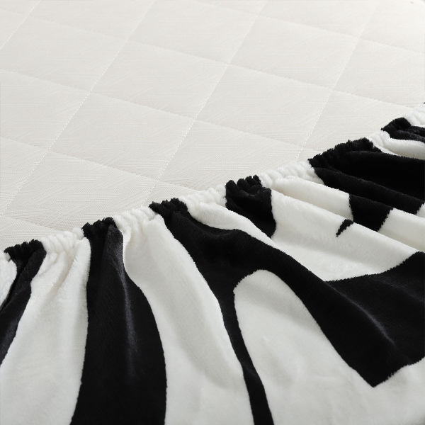 Σεντόνι Fleece Υπέρδιπλο Με Λάστιχο + Μαξιλαροθήκες (Σετ) Silk Fashion Design 3