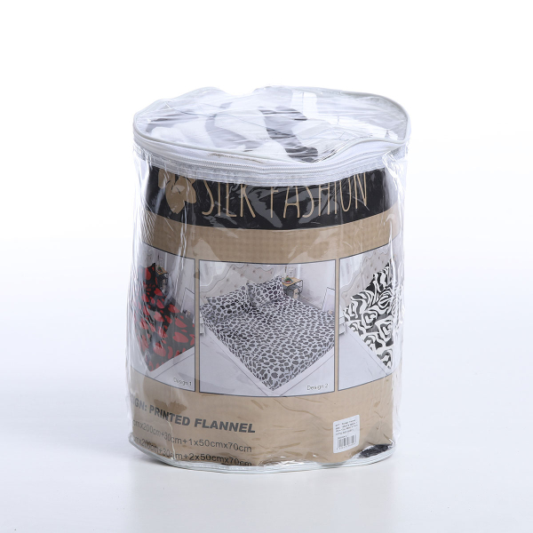 Σεντόνι Fleece Μονό Με Λάστιχο + Μαξιλαροθήκη (Σετ) Silk Fashion Design 3