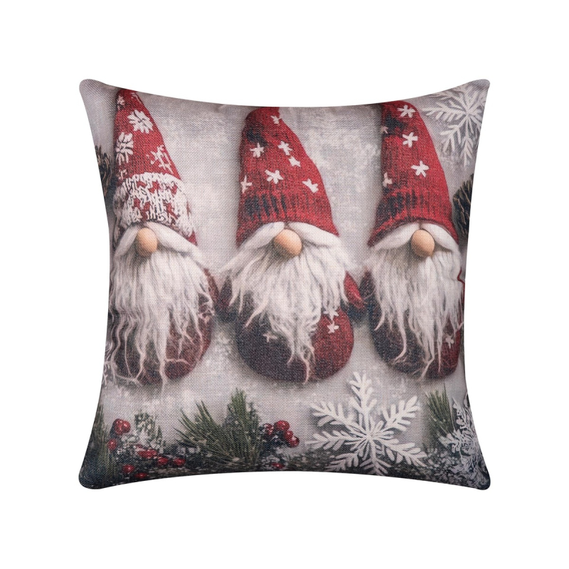 Χριστουγεννιάτικη Μαξιλαροθήκη (45x45) Silk Fashion ks2026-2