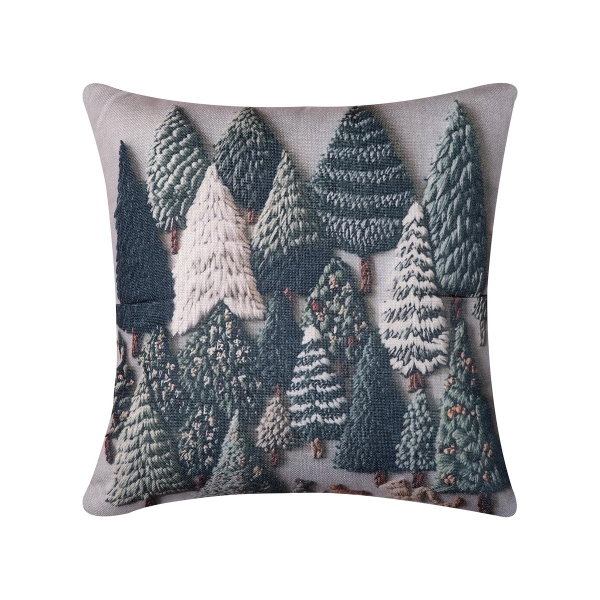 Χριστουγεννιάτικη Μαξιλαροθήκη (45x45) Silk Fashion ks2026-4