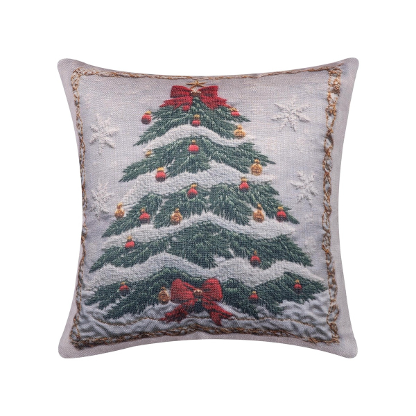 Χριστουγεννιάτικη Μαξιλαροθήκη (45x45) Silk Fashion ks2026-10