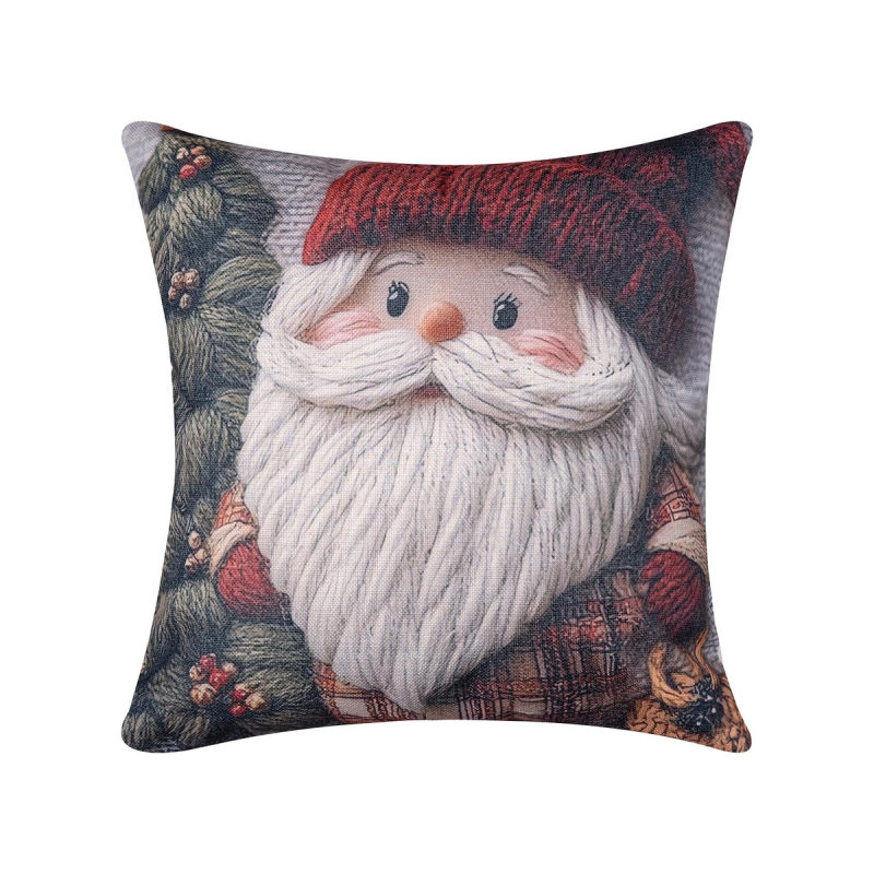 Χριστουγεννιάτικη Μαξιλαροθήκη (45x45) Silk Fashion ks2026-12