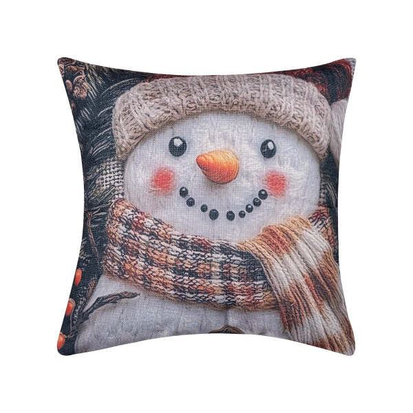 Χριστουγεννιάτικη Μαξιλαροθήκη (45x45) Silk Fashion ks2026-13