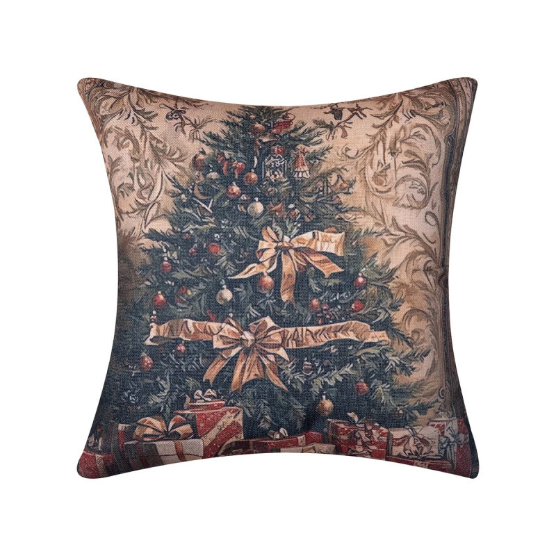 Χριστουγεννιάτικη Μαξιλαροθήκη (45x45) Silk Fashion ks2026-15