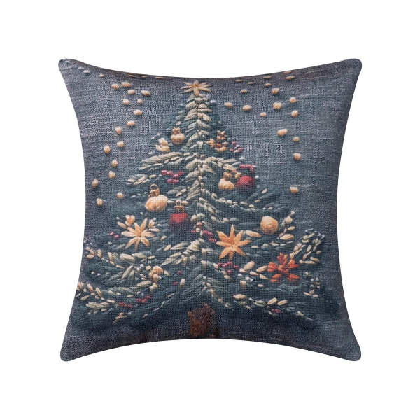 Χριστουγεννιάτικη Μαξιλαροθήκη (45x45) Silk Fashion ks2026-21