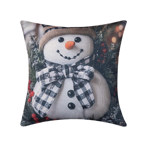 Χριστουγεννιάτικη Μαξιλαροθήκη (45x45) Silk Fashion ks2026-22