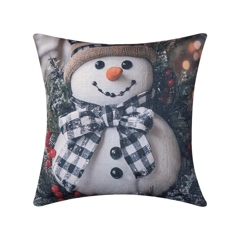 Χριστουγεννιάτικη Μαξιλαροθήκη (45x45) Silk Fashion ks2026-22