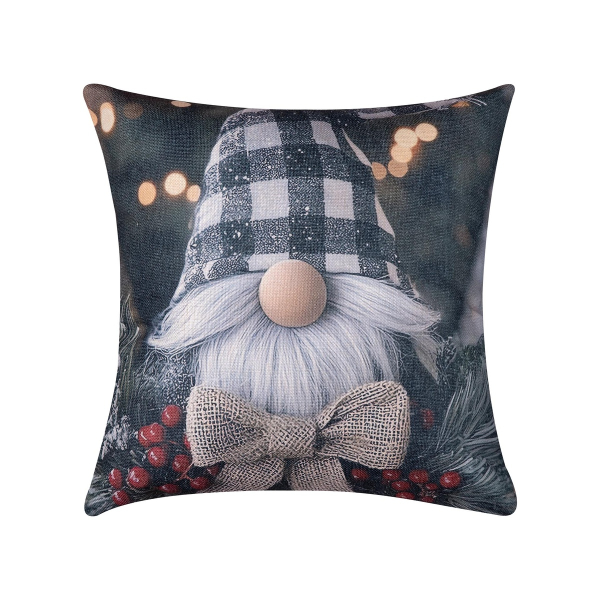 Χριστουγεννιάτικη Μαξιλαροθήκη (45x45) Silk Fashion ks2026-23