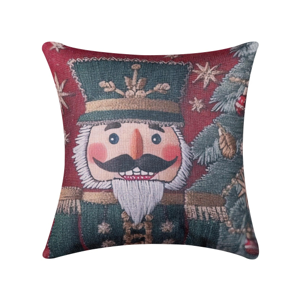 Χριστουγεννιάτικη Μαξιλαροθήκη (45x45) Silk Fashion ks2026-24