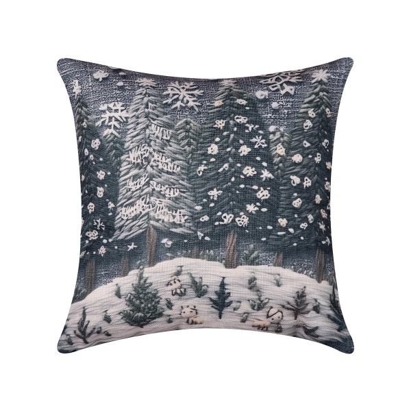 Χριστουγεννιάτικη Μαξιλαροθήκη (45x45) Silk Fashion ks2026-26