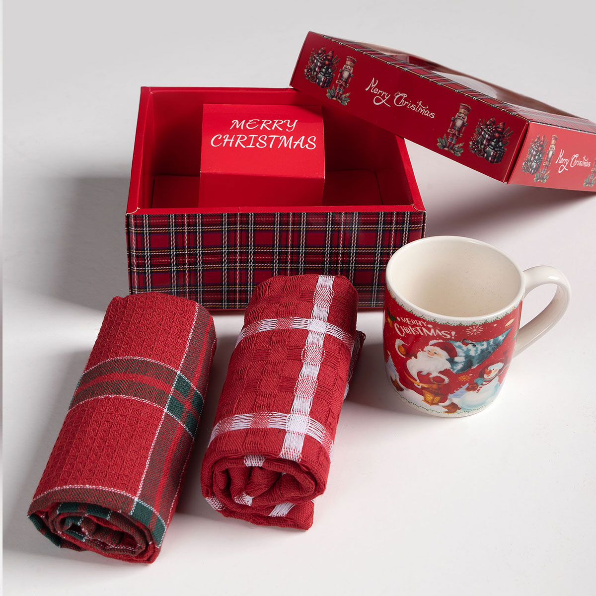 Χριστουγεννιάτικο Σετ Δώρου (Σετ 3Τμχ) Silk Fashion 2 Home Χριστουγεννιάτικα Είδη Κουζίνας Spitishop