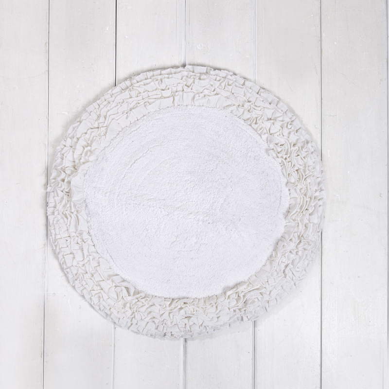 Πατάκι Μπάνιου (Φ60) Nima Eden White