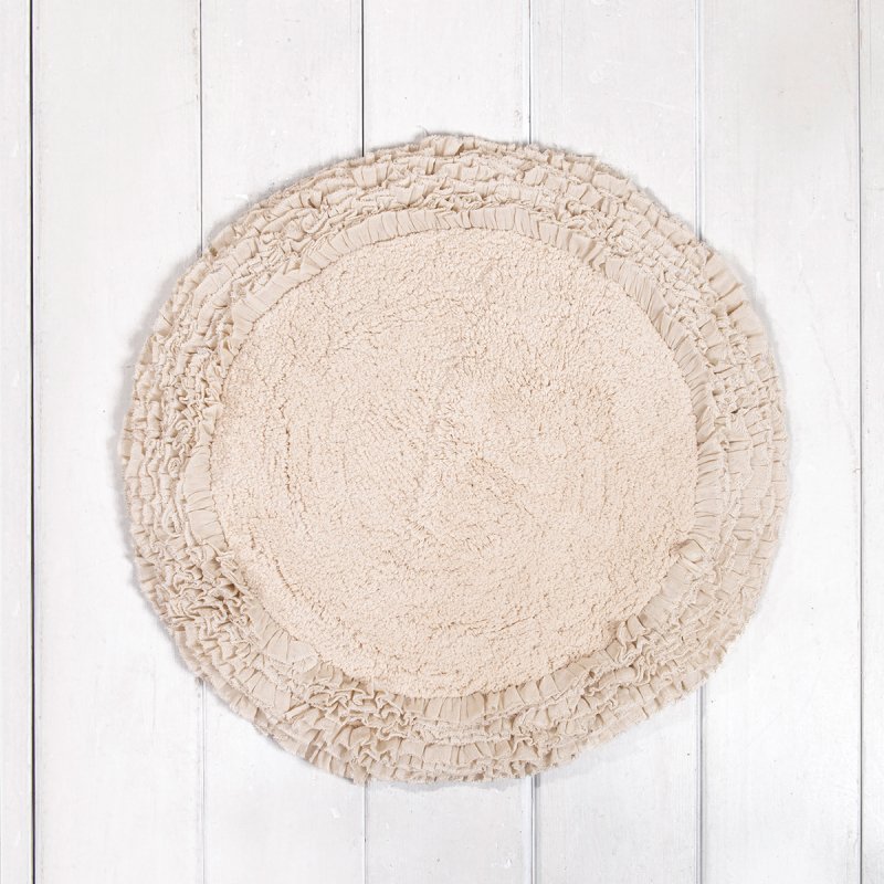 Πατάκι Μπάνιου (Φ60) Nima Eden Off White