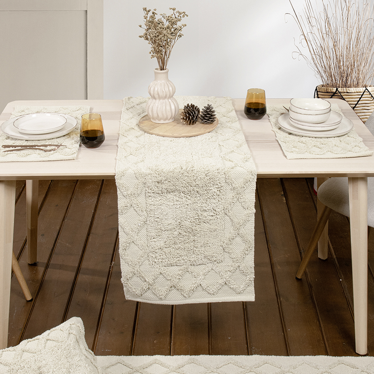 Τραβέρσα (45X150) Nima Linea Home Λευκά Είδη Κουζίνας & Τραπεζαρίας Τραβέρσες Σαλονιού Spitishop