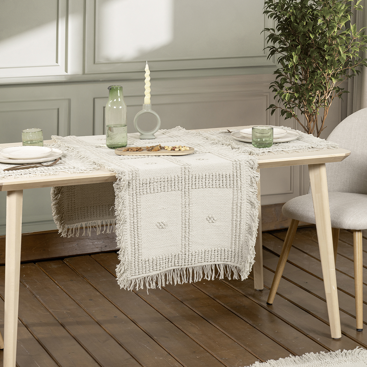 Τραβέρσα (45X150) Nima Liora Home Λευκά Είδη Κουζίνας & Τραπεζαρίας Τραβέρσες Σαλονιού Spitishop