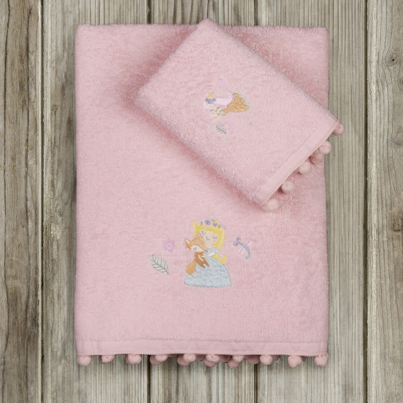 Παιδικές Πετσέτες (Σετ 2τμχ) Nima Baby Forest Fairy 400gsm