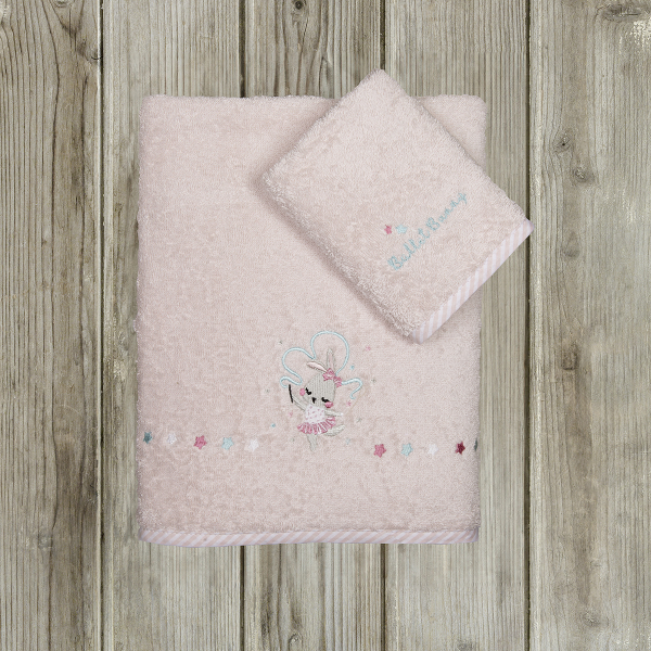 Βρεφικές Πετσέτες (Σετ 2τμχ) Nima Baby Ballet Bunny 400gsm
