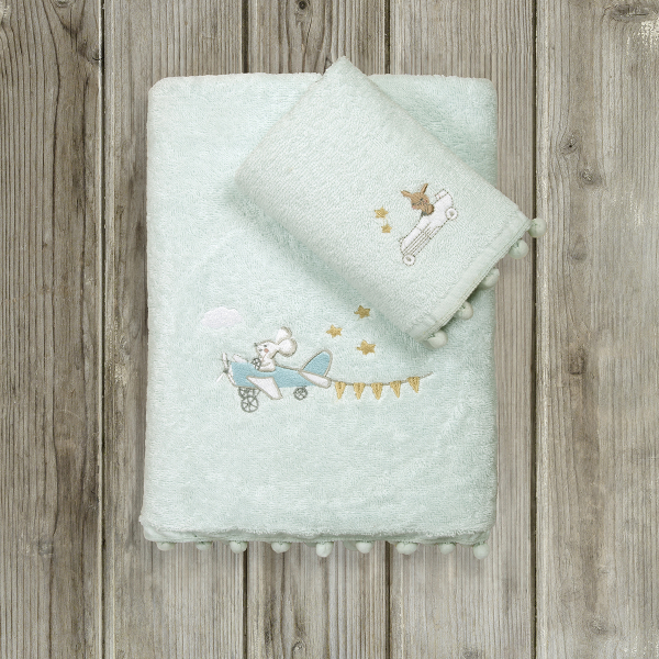 Βρεφικές Πετσέτες (Σετ 2τμχ) Nima Baby Joy Ride 400gsm