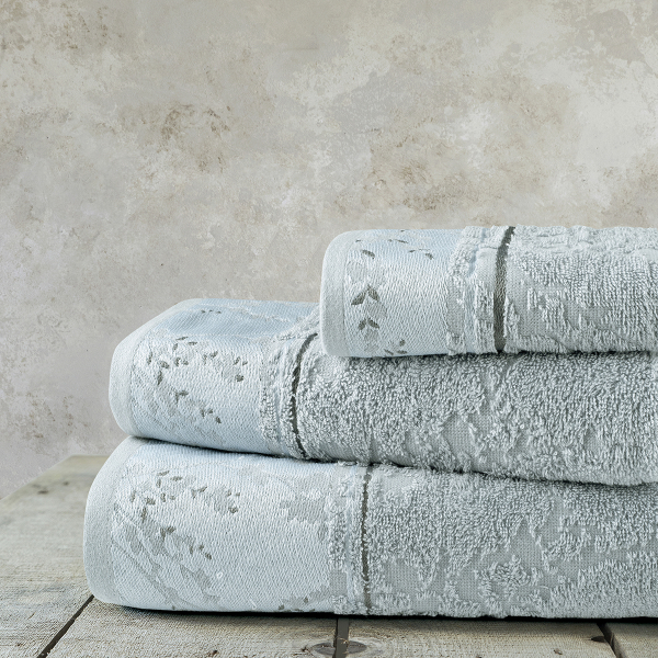 Πετσέτες Μπάνιου (Σετ 3τμχ) Nima Inverno L.Blue 450gsm