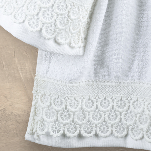 Πετσέτες Χεριών (Σετ 2τμχ) Nima Union White 400gsm