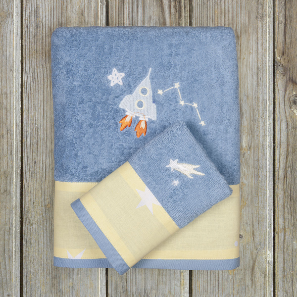 Παιδικές Πετσέτες (Σετ 2τμχ) Kocoon Space 380gsm