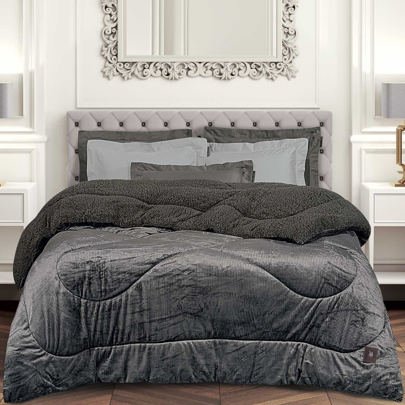 Κουβερτοπάπλωμα Υπέρδιπλο (220x240) Greenwich Polo Club Essential 3956 Grey