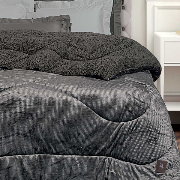 Κουβερτοπάπλωμα Υπέρδιπλο (220x240) Greenwich Polo Club Essential 3956 Grey