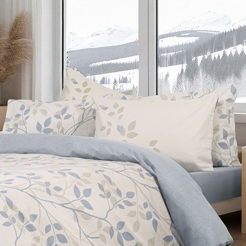 Ζεύγος Φανελένιες Μαξιλαροθήκες (50x70) Nima High Up