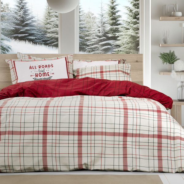 Φανελένια Σεντόνια King Size (Σετ) Nima Home Bliss