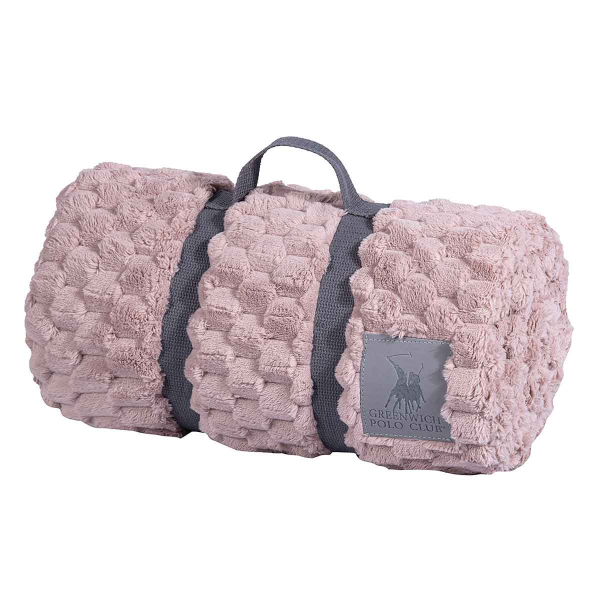 Κουβέρτα Καναπέ Fleece (130x170) Greenwich Polo Club Essential 3474 Nude