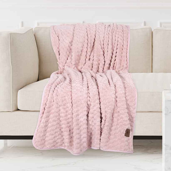 Κουβέρτα Καναπέ Fleece (130x170) Greenwich Polo Club Essential 8848 Pink