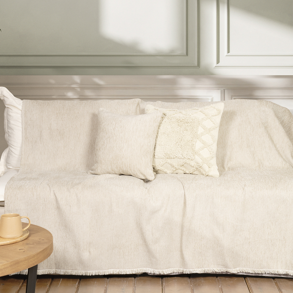 Ριχτάρι Καναπέ Τετραθέσιου (180x350) Nima Abrigo Beige