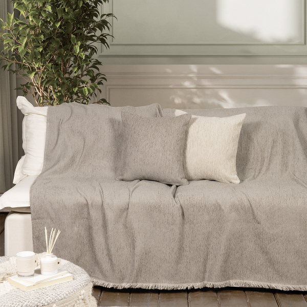 Ριχτάρι Καναπέ Διθέσιου (180x240) Nima Abrigo Cigar Brown