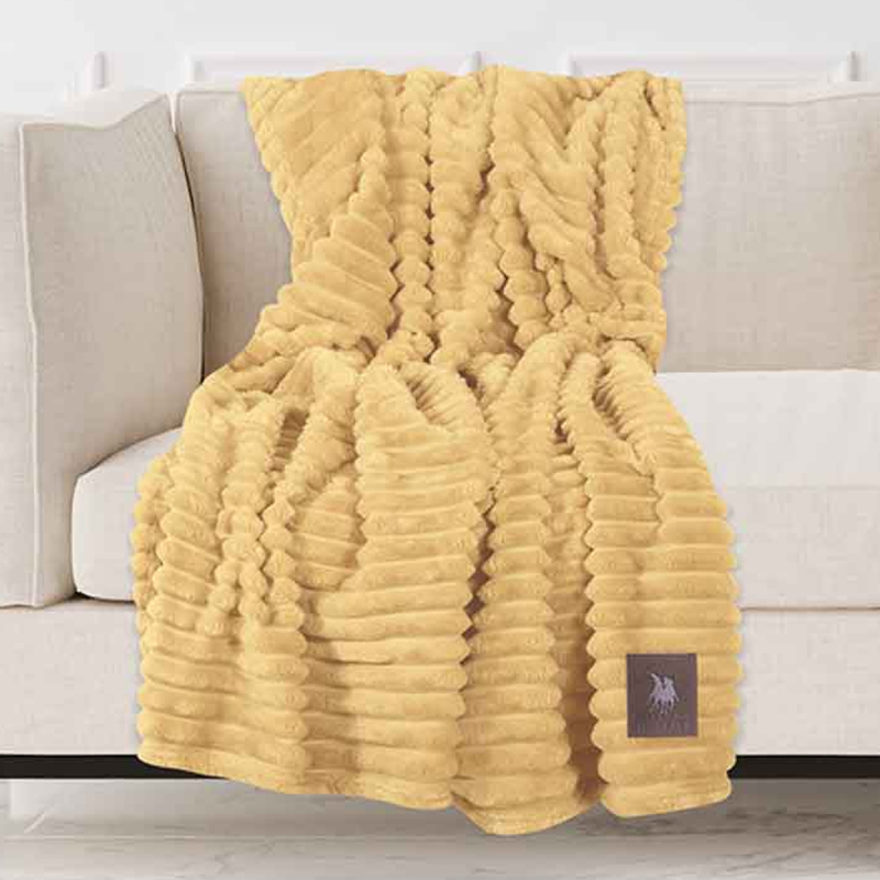 Κουβέρτα Καναπέ Fleece (130x170) Greenwich Polo Club Essential 3488 Ochre