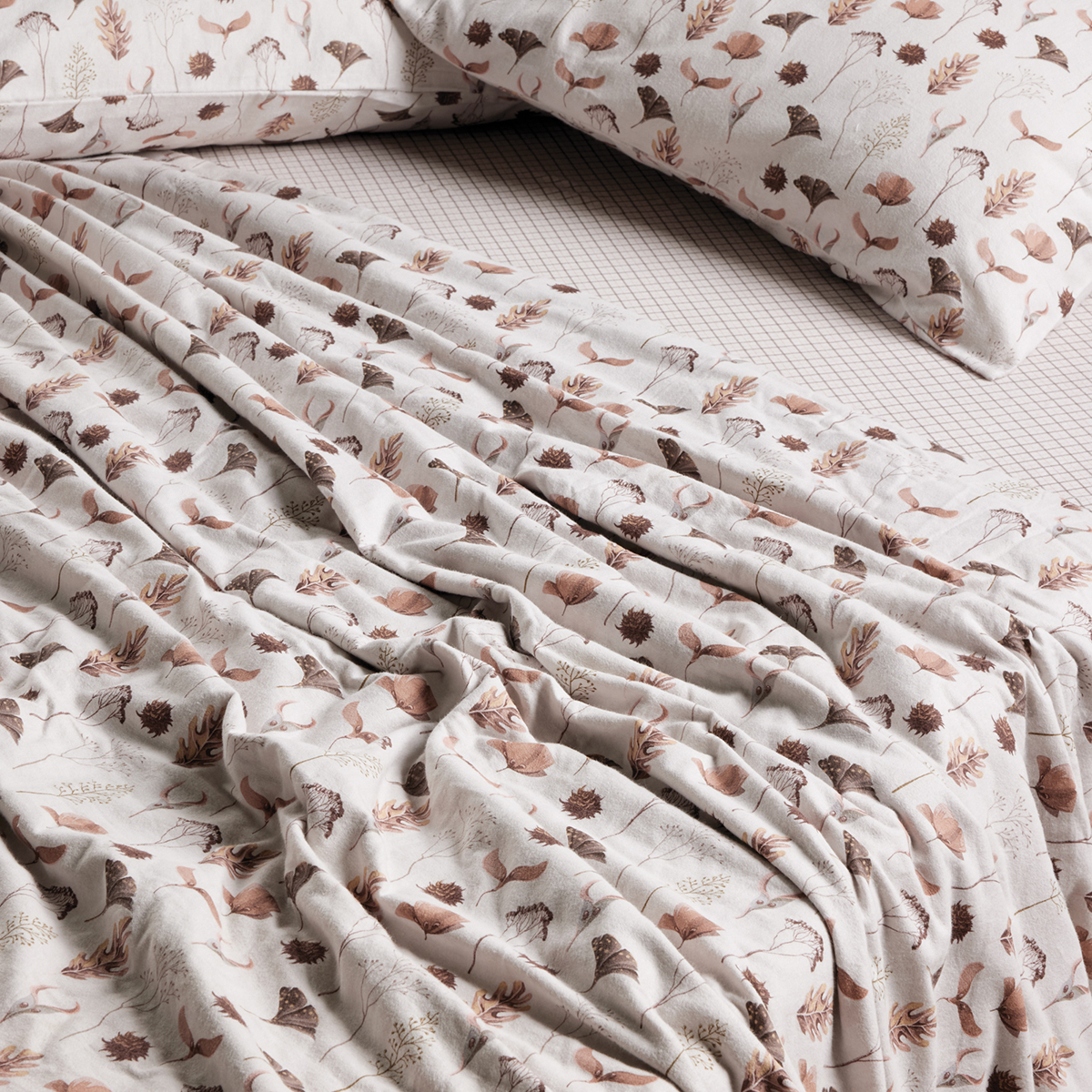 Φανελένια Σεντόνια Υπέρδιπλα (Σετ) Das Home Flannel 9681 Λευκά Είδη Κρεβατοκάμαρας Spitishop