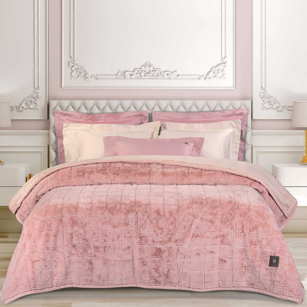 Κουβέρτα Γούνινη Υπέρδιπλη (220x240) Greenwich Polo Club Essential 3499 Salmon
