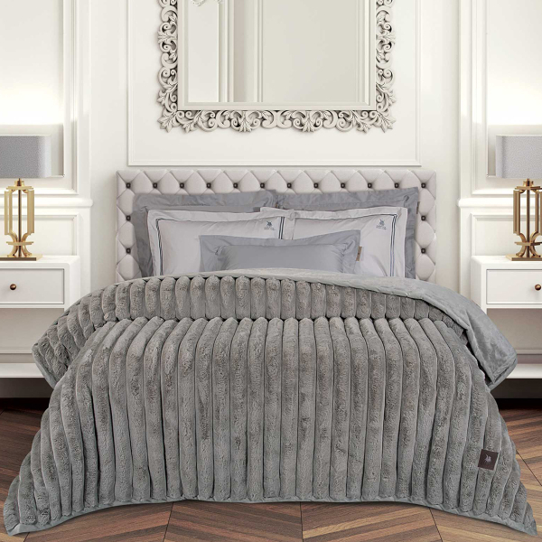 Κουβέρτα Γούνινη Υπέρδιπλη (220x240) Greenwich Polo Club Essential 3831 Taupe
