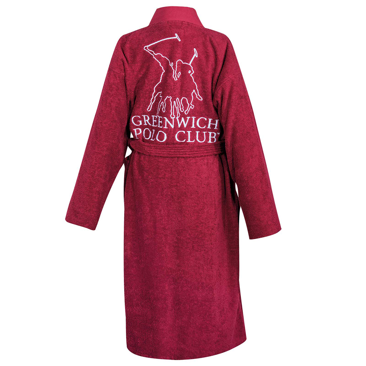 Μπουρνούζι Greenwich Polo Club Essential 3210 Bordeaux Large Home Λευκά Είδη Μπάνιου Μπουρνούζια Spitishop