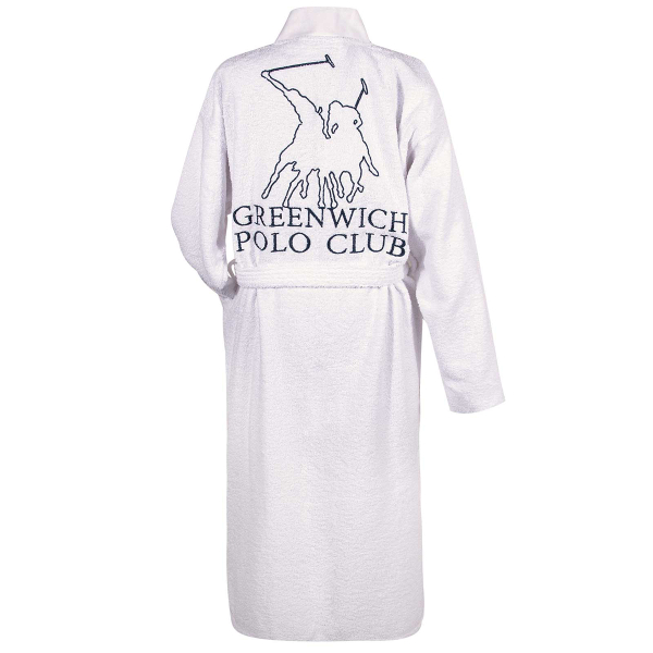 Μπουρνούζι Greenwich Polo Club Essential 3211 White