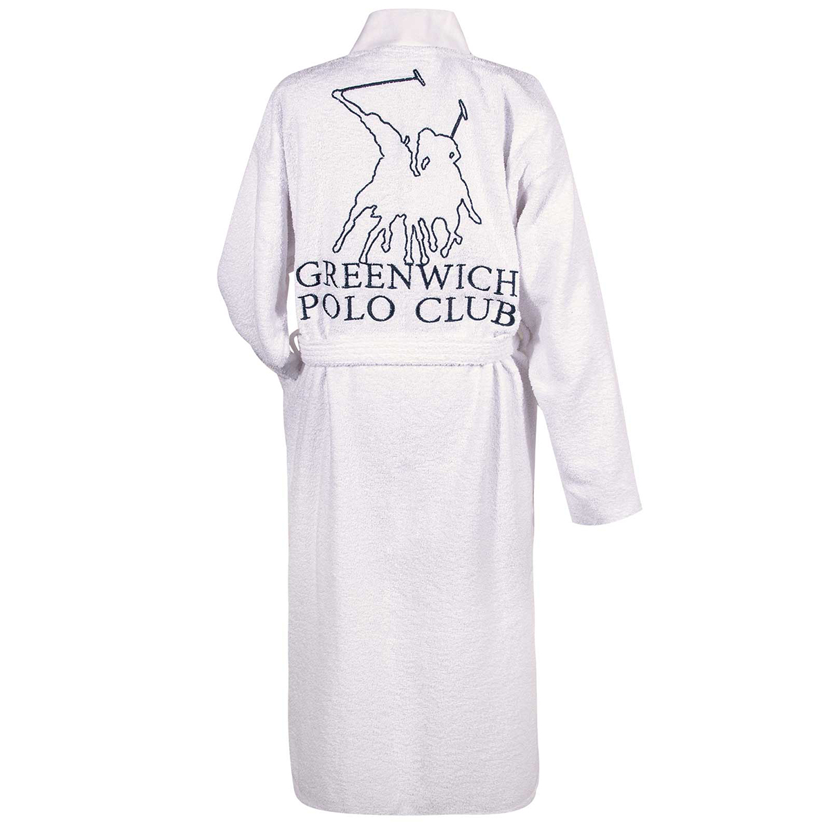 Μπουρνούζι Greenwich Polo Club Essential 3211 White X-Large Home Λευκά Είδη Μπάνιου Μπουρνούζια Spitishop