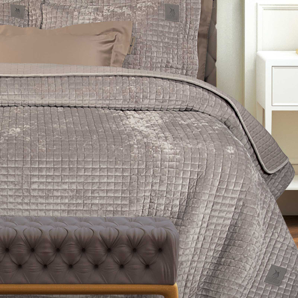 Κουβερτόριο King Size (240x250) Greenwich Polo Club Classic 4432 Taupe