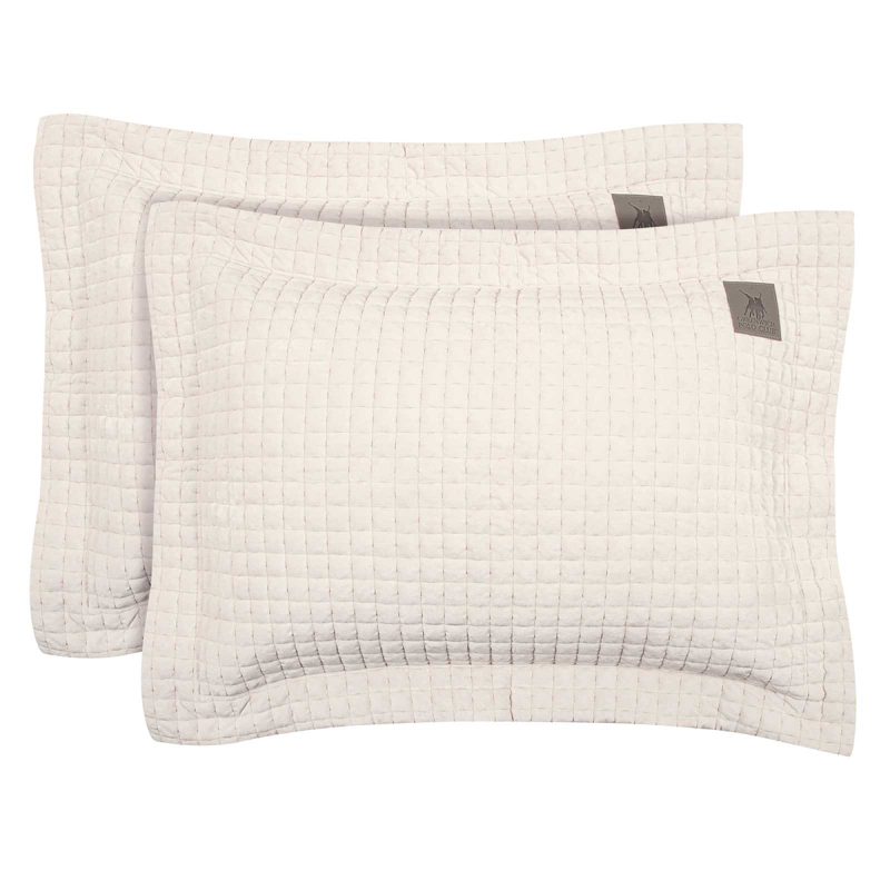Ζεύγος Μαξιλαροθήκες Oxford (50x70) Greenwich Polo Club Classic 4429 Ivory