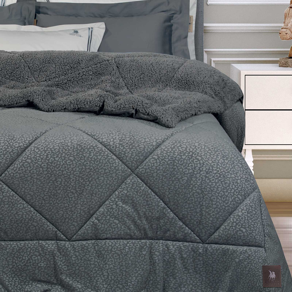 Κουβερτοπάπλωμα King Size (240X250) Greenwich Polo Club Essential 4435 Home Λευκά Είδη Κρεβατοκάμαρας Παπλώματα Spitishop