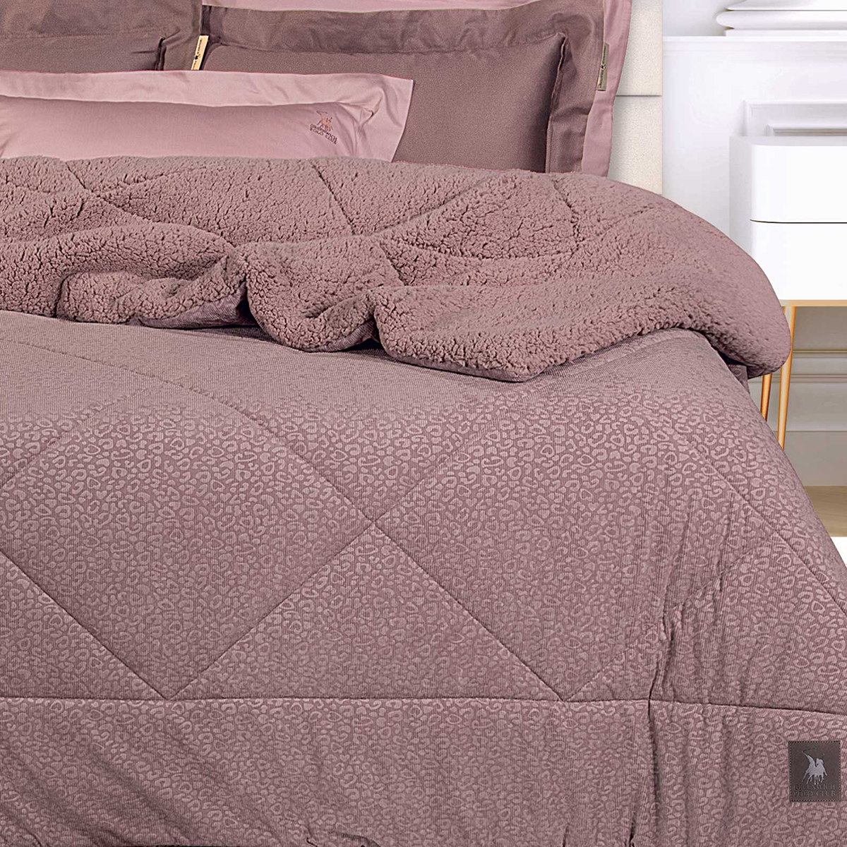 Κουβερτοπάπλωμα King Size (240X250) Greenwich Polo Club Essential 4436 Home Λευκά Είδη Κρεβατοκάμαρας Παπλώματα Spitishop