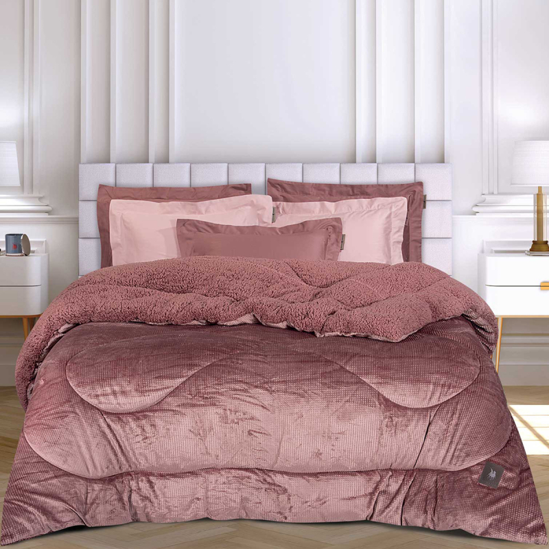 Κουβερτοπάπλωμα Υπέρδιπλο (220x240) Greenwich Polo Club Essential 3957 Nude